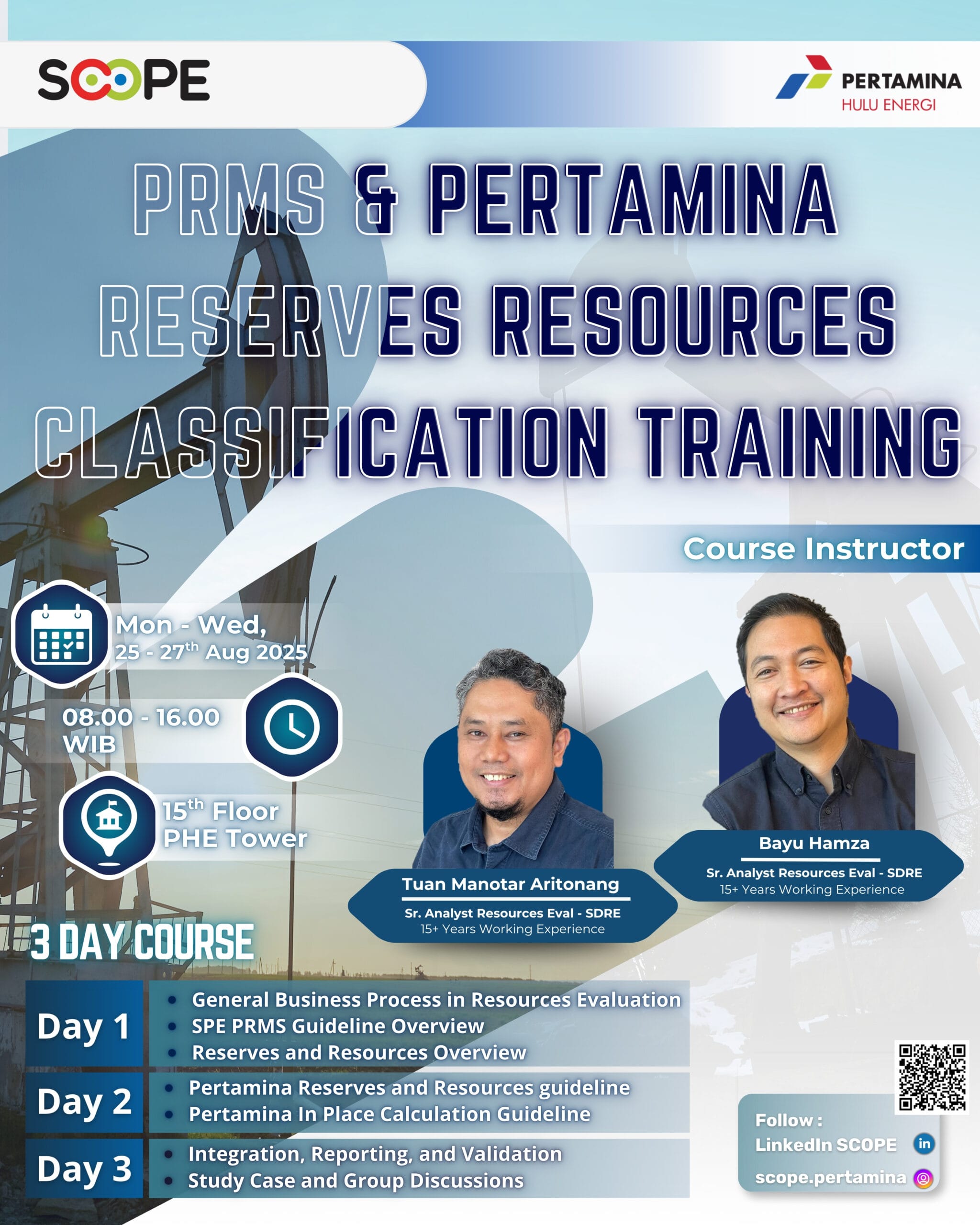SCOPE Training PRMS & Pertamina Reserves Resources Classification ...